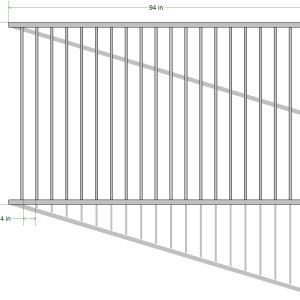 Commercial Biasable Iron Fence Panels