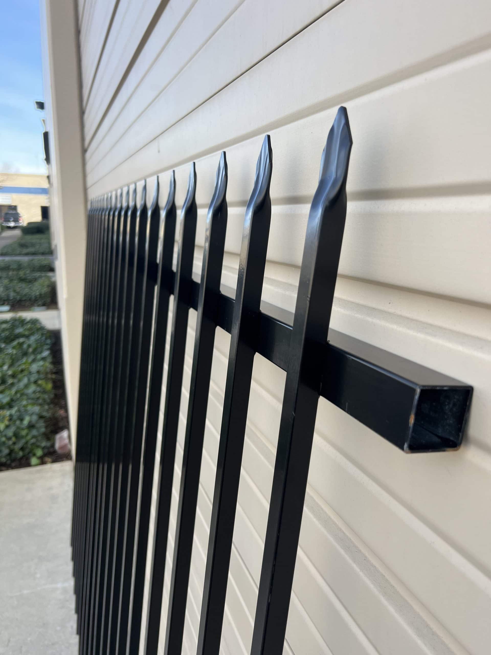 Ornamental Fence Spears Curve Top Commercial Spear Iron Fence Panels Ornamental Fence Spears Curve Top Commercial Spear Iron Fence Panels