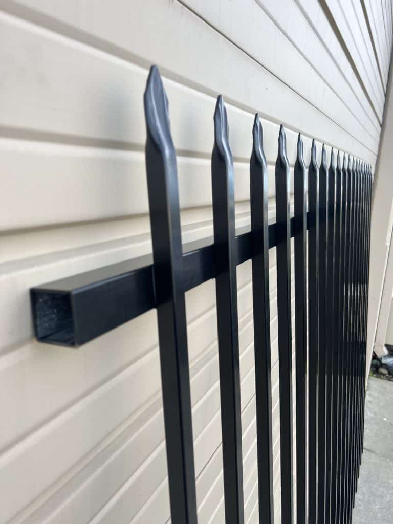 Pinched Spear Top Commercial Iron Fence Panels Ornamental Fence Products Pinched Spear Top Commercial Iron Fence Panels Ornamental Fence Products
