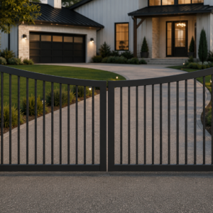 Best-Selling Inverted Arch Dual Swing Iron Gate